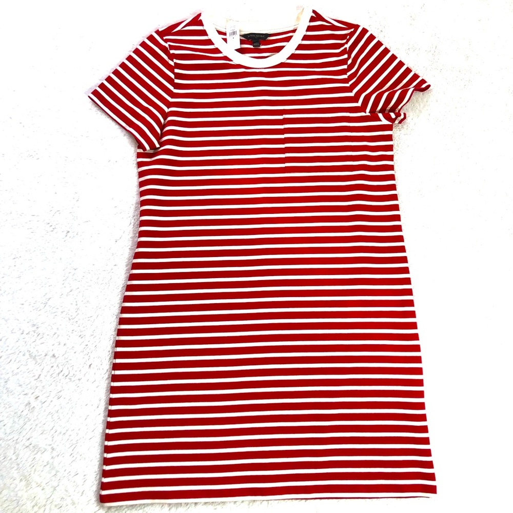Banana Republic Striped T-Shirt Dress
